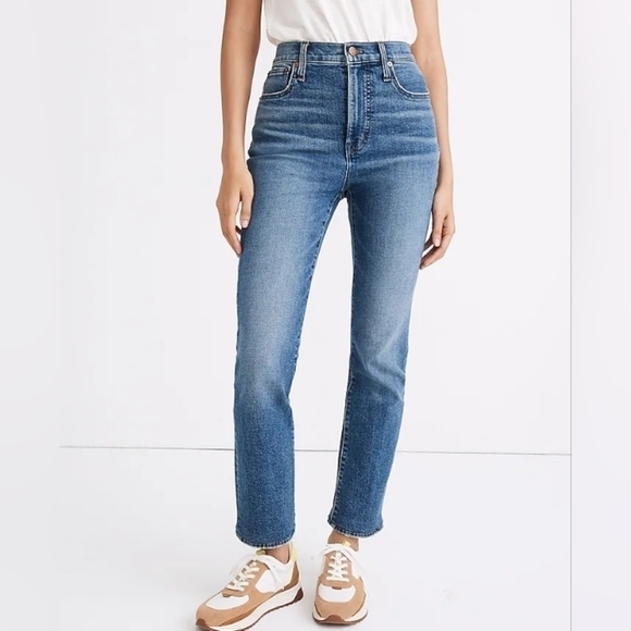 Madewell Slim Demi-Boot Jeans in Northaven Wash sz 27 - Picture 1 of 9